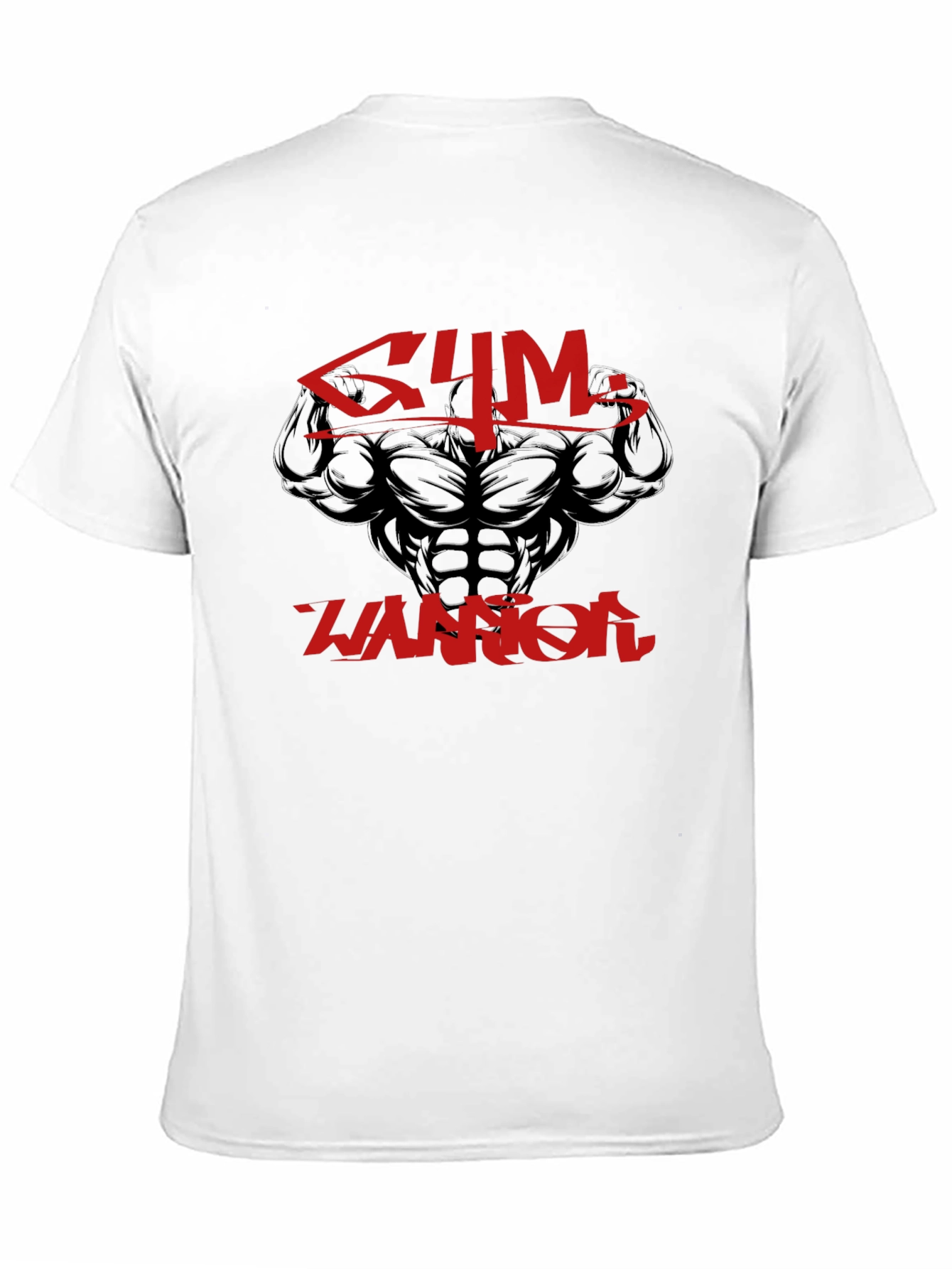 Gym Warrior Graphic T-Shirt - Black