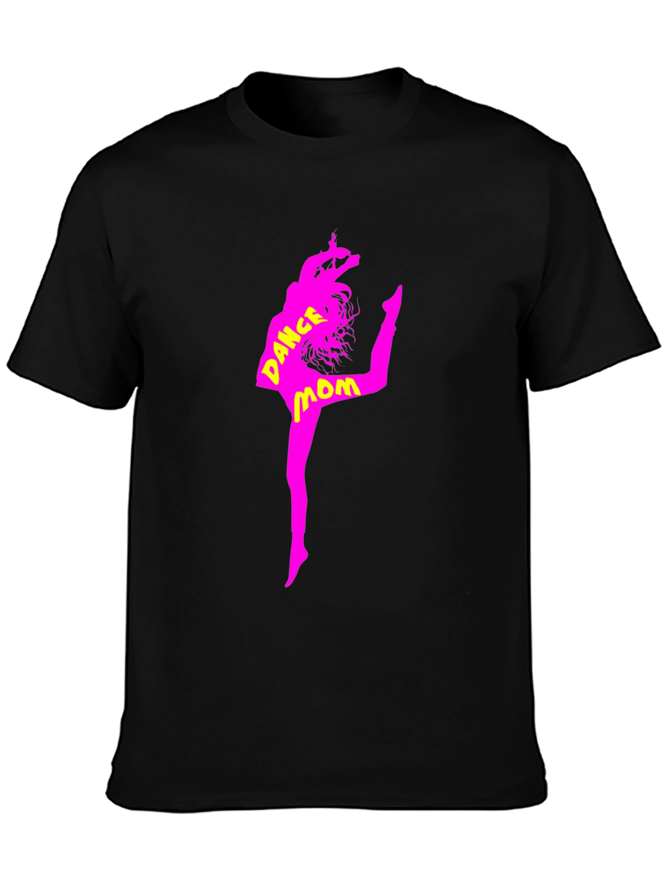 Dance Mom Graphic Tee - Black Cotton T-Shirt