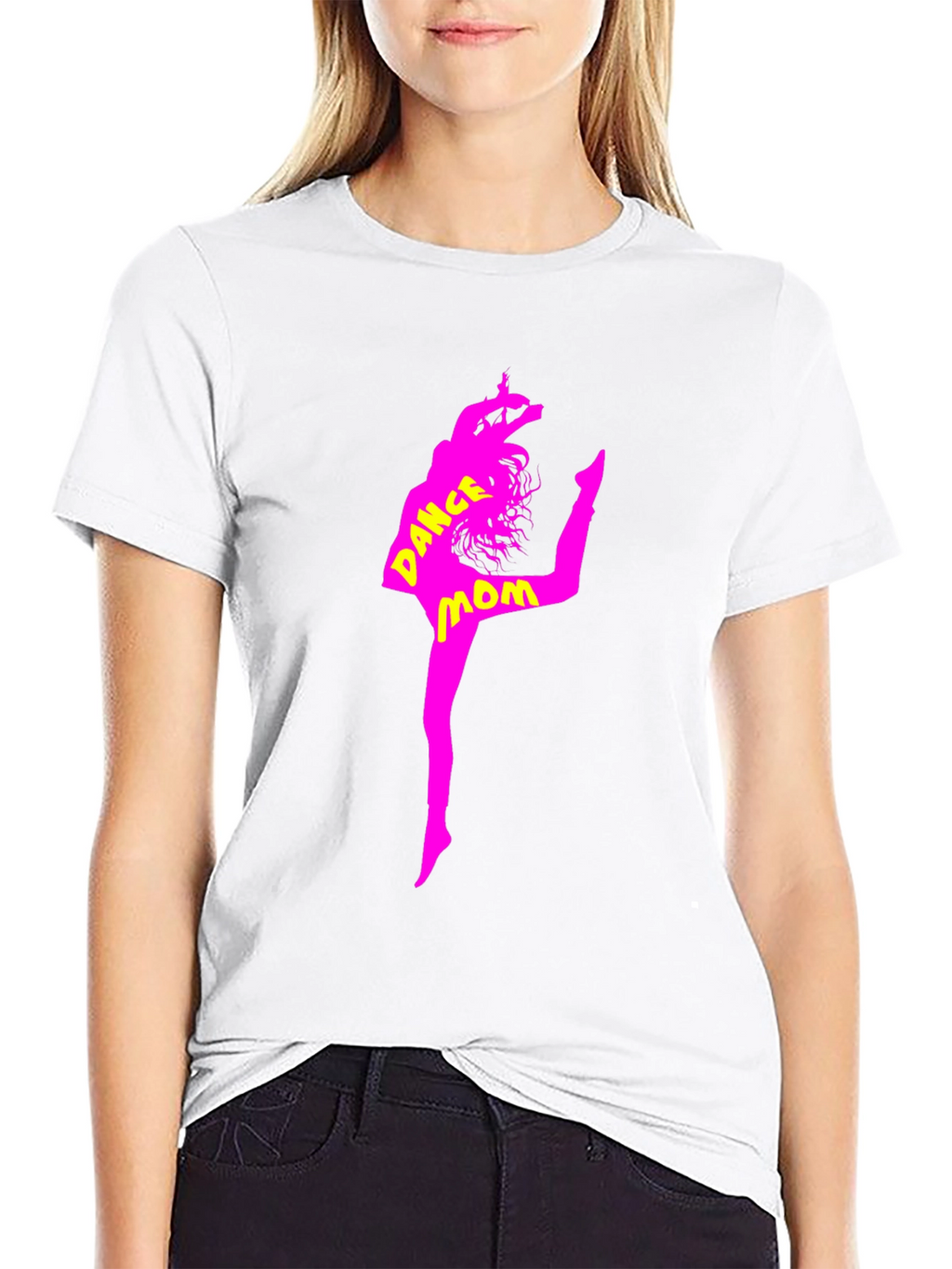 Dance Mom Graphic Tee - Black Cotton T-Shirt