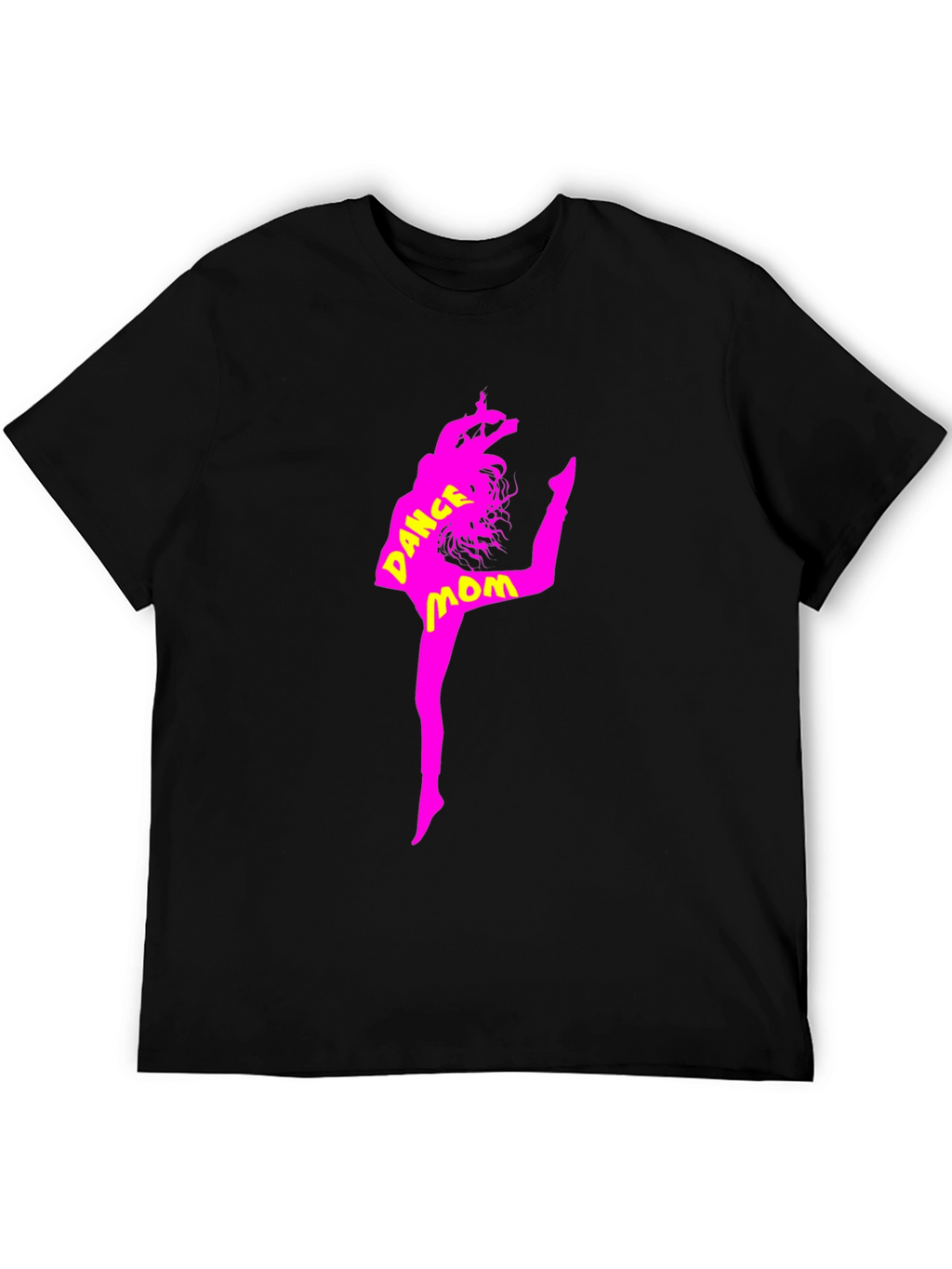 Dance Mom Graphic Tee - Black Cotton T-Shirt