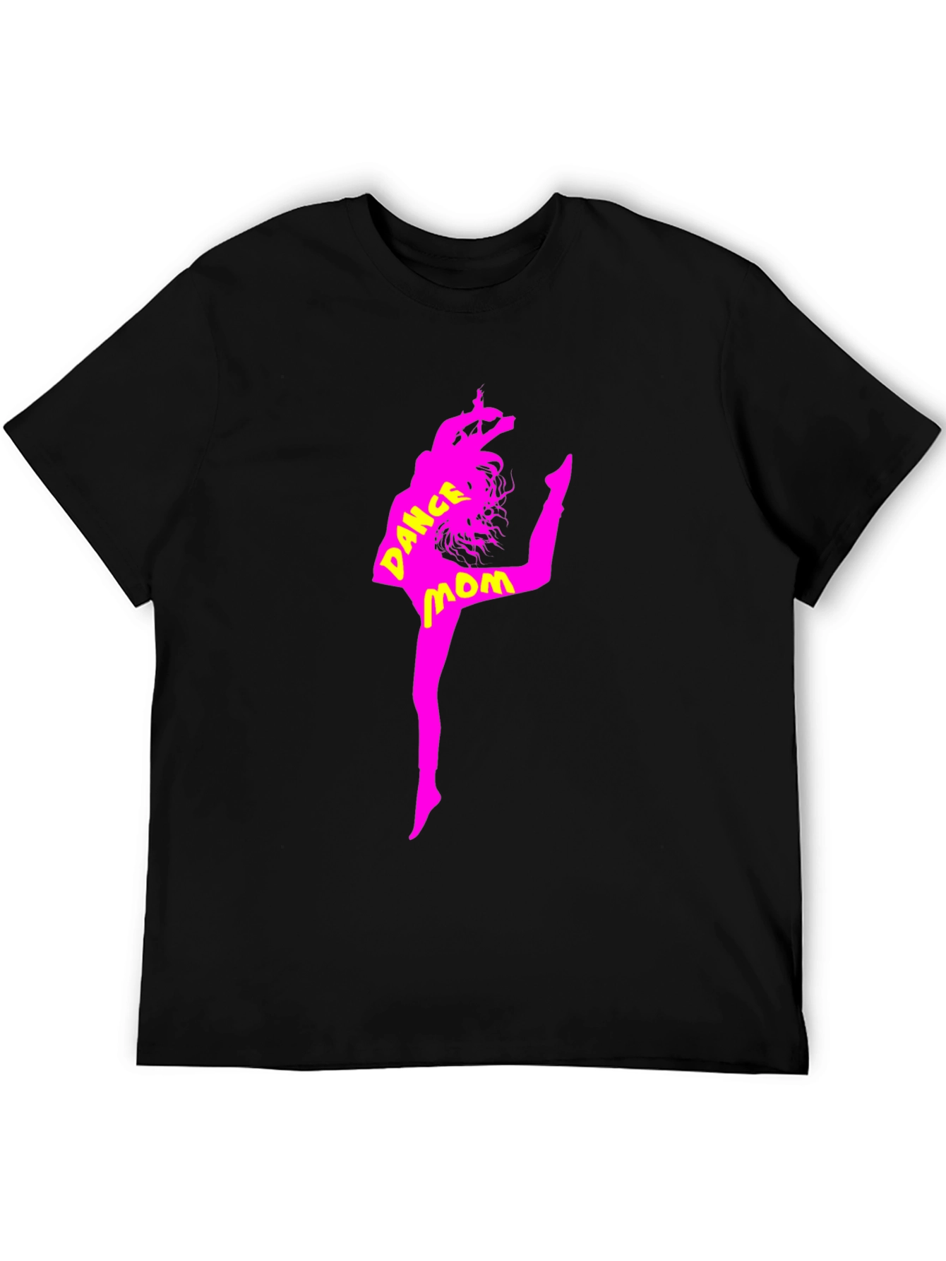 Dance Mom Graphic Tee - Black Cotton T-Shirt