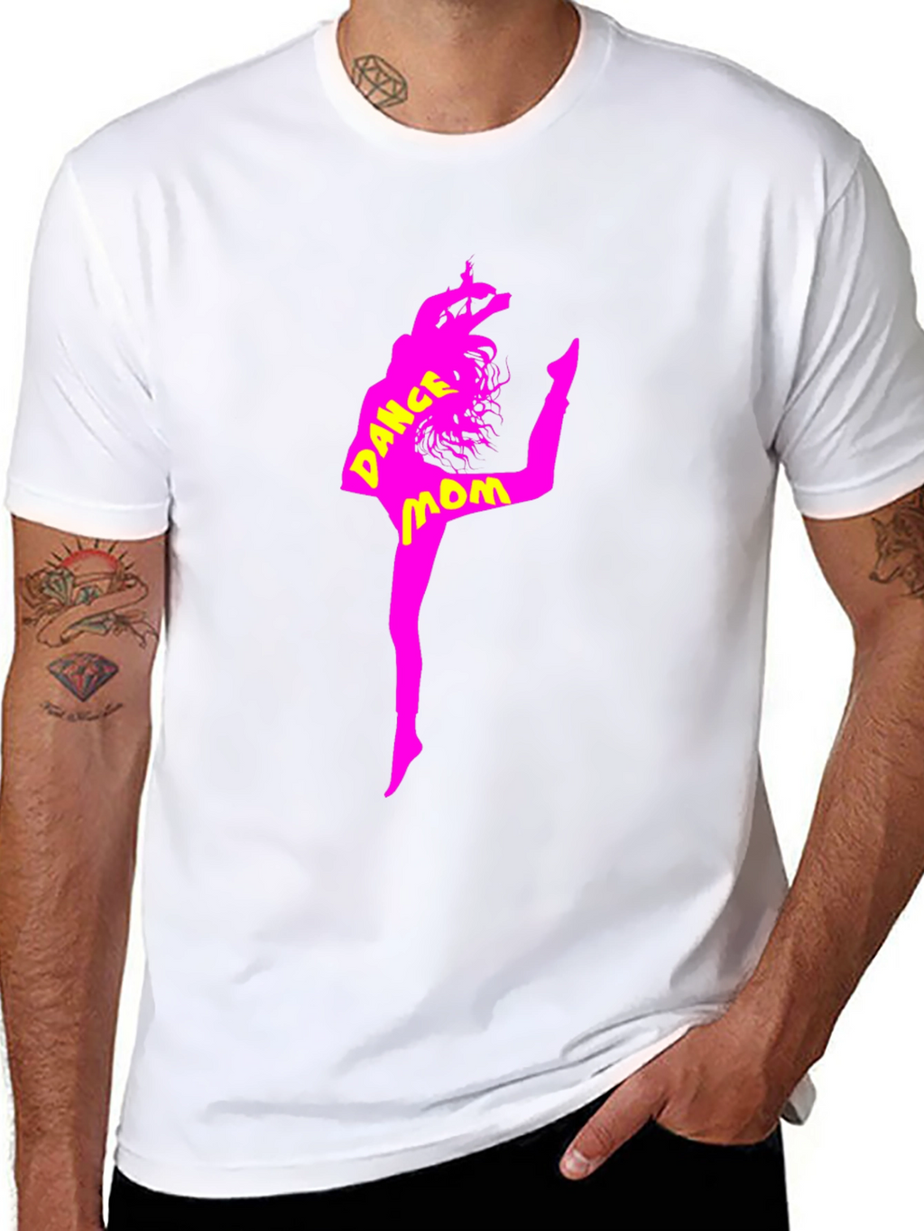 Dance Mom Graphic Tee - Black Cotton T-Shirt