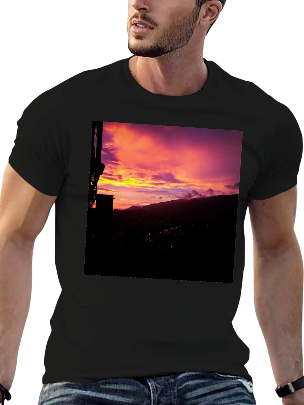 Sunset Mountain View T-Shirt