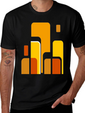 Retro Graphic Tee - Mens Black T-Shirt