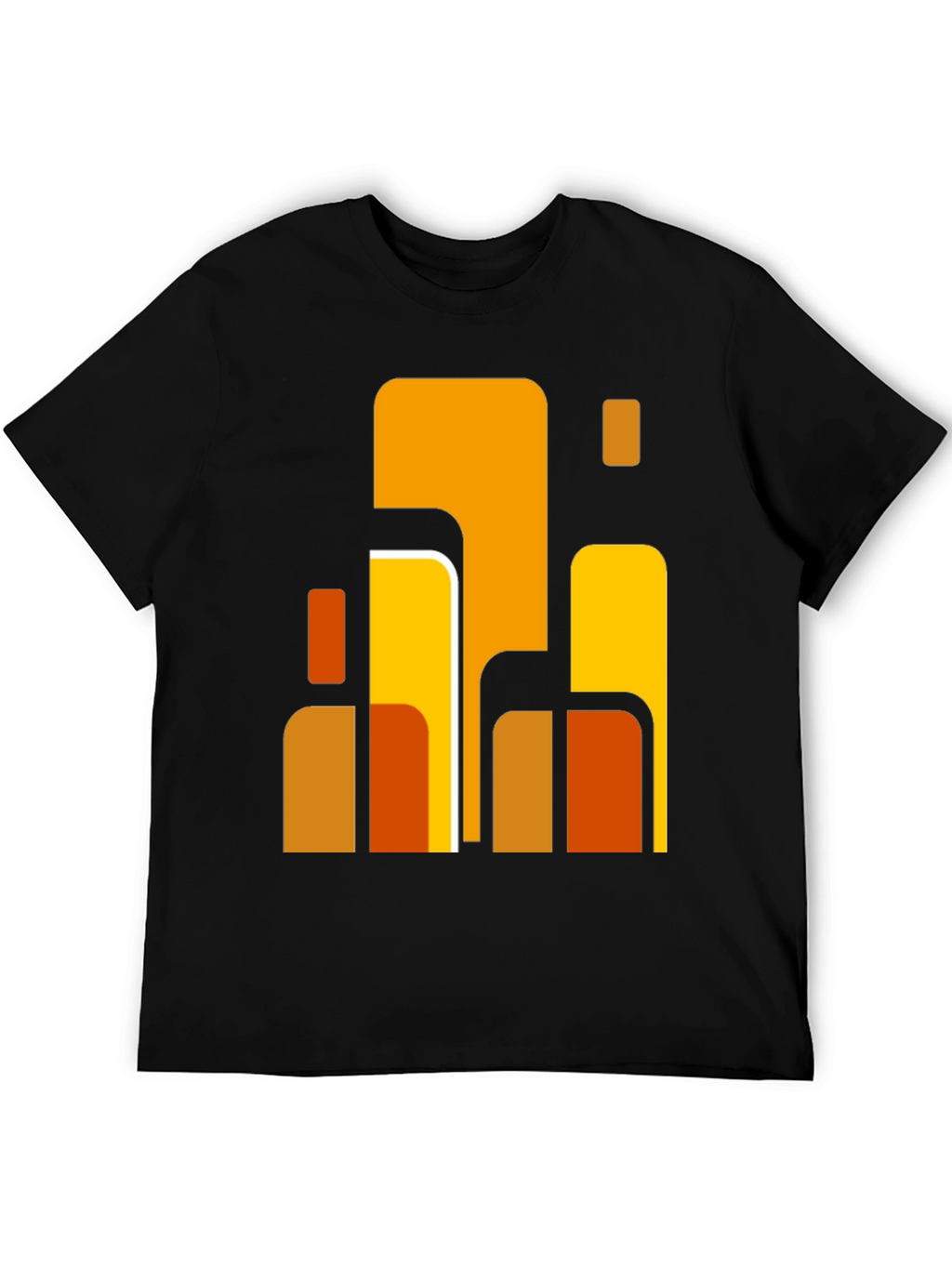 Retro Graphic Tee - Mens Black T-Shirt