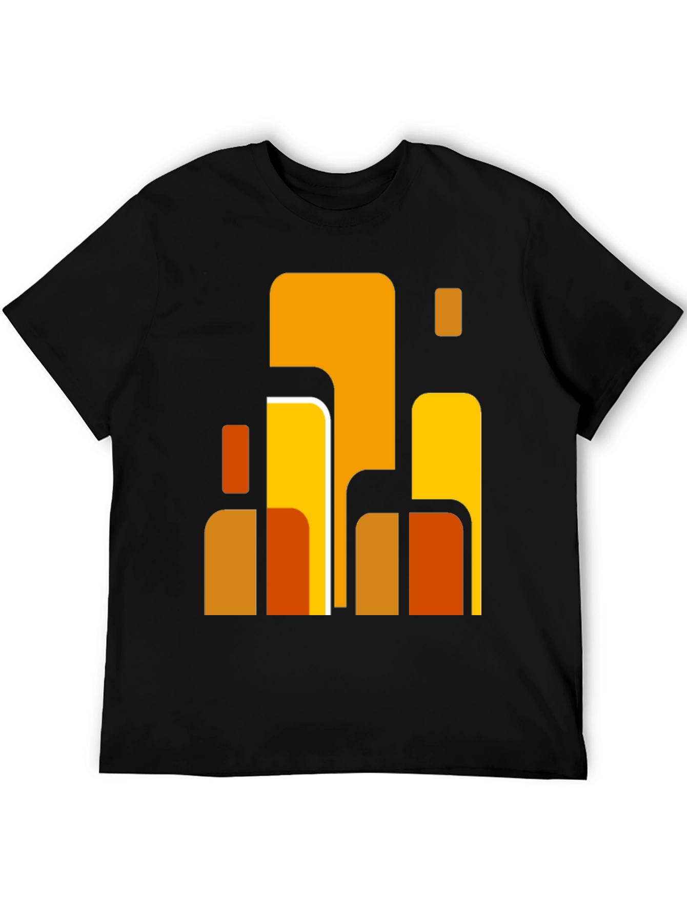 Retro Graphic Tee - Mens Black T-Shirt