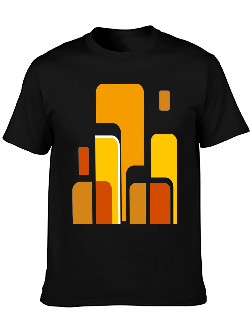 Retro Graphic Tee - Mens Black T-Shirt