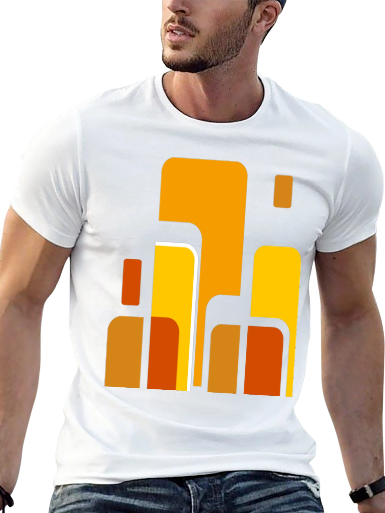 Retro Graphic Tee - Mens Black T-Shirt