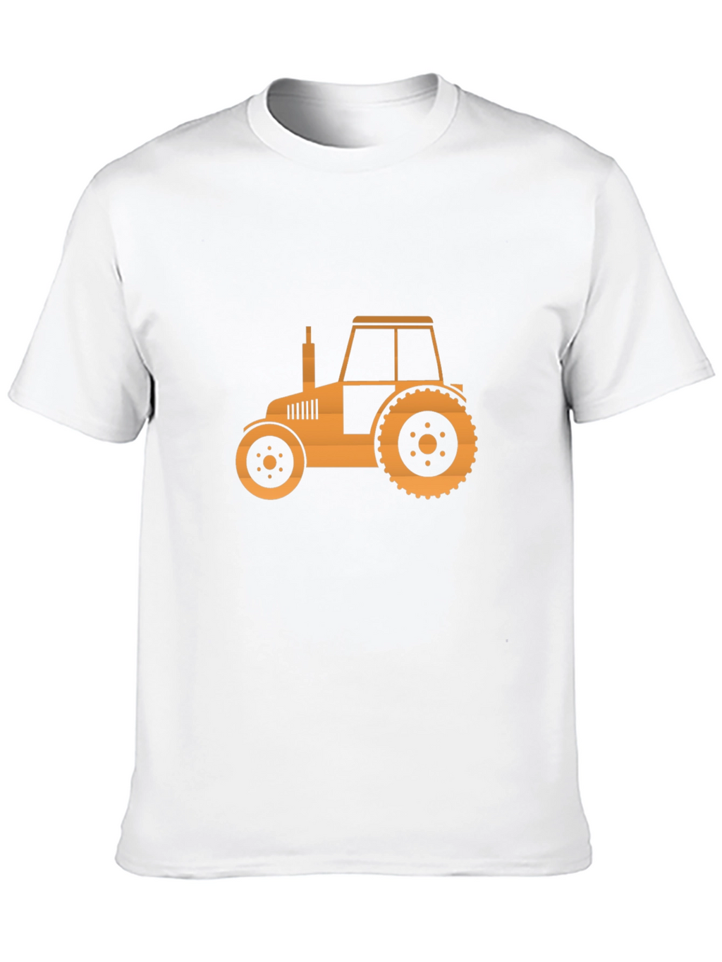 Tractor Graphic Tee - Mens Black Cotton T-Shirt