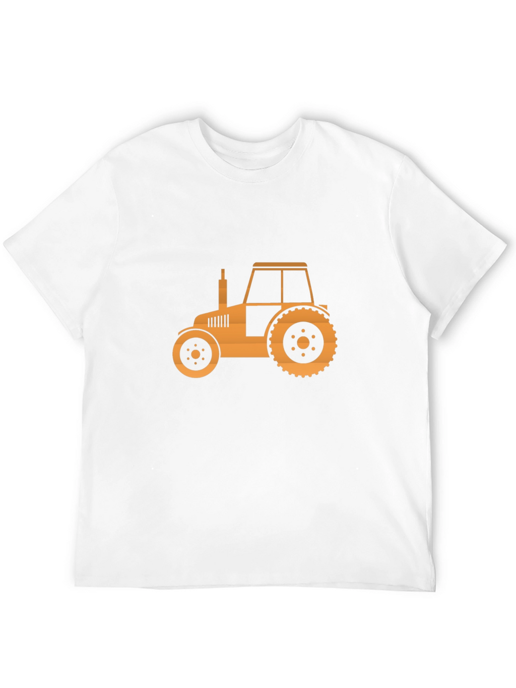 Tractor Graphic Tee - Mens Black Cotton T-Shirt