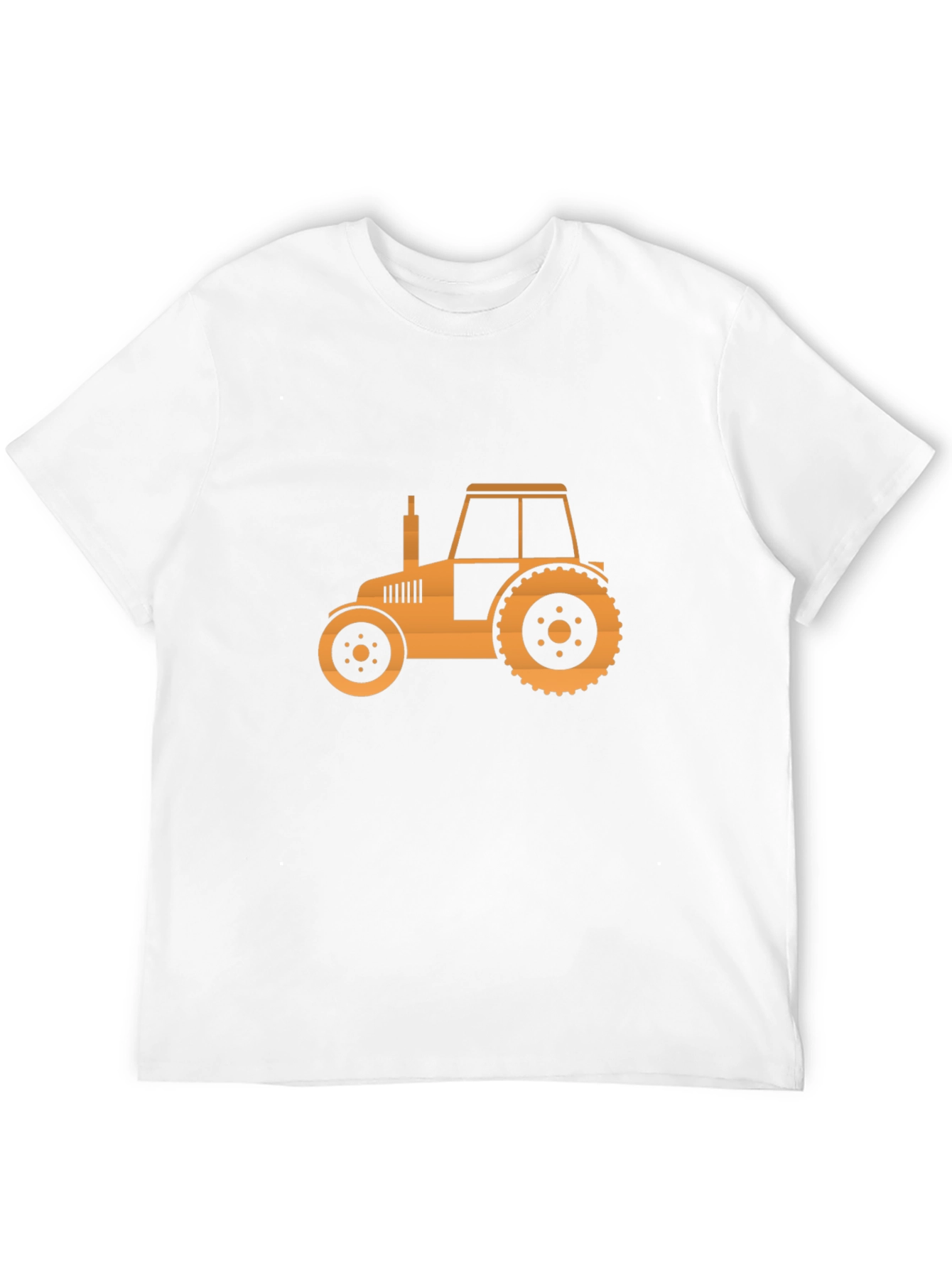 Tractor Graphic Tee - Mens Black Cotton T-Shirt