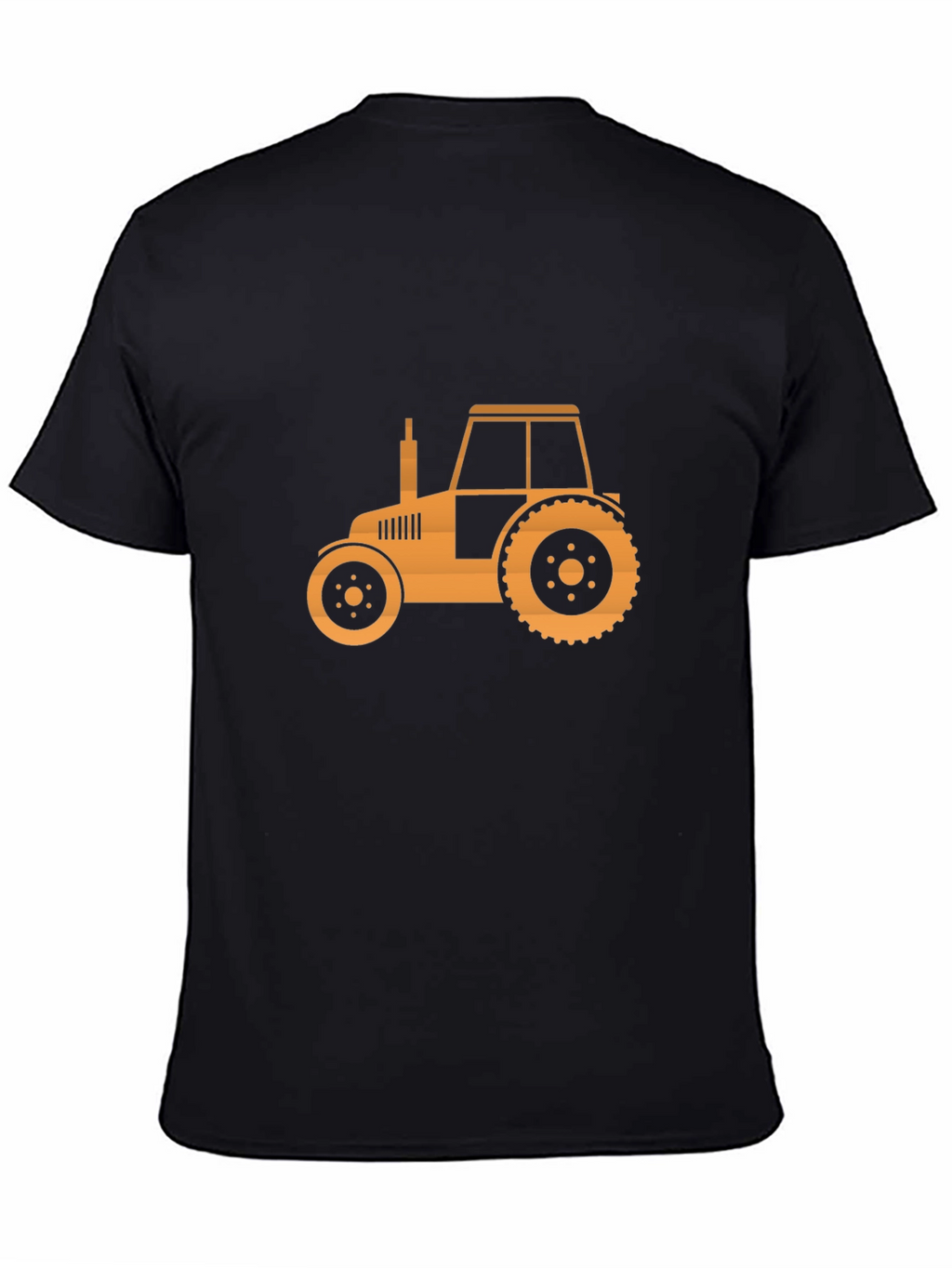 Tractor Graphic Tee - Mens Black Cotton T-Shirt