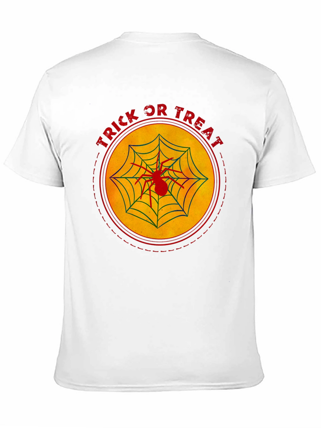 Trick or Treat Spider Web Halloween T-Shirt