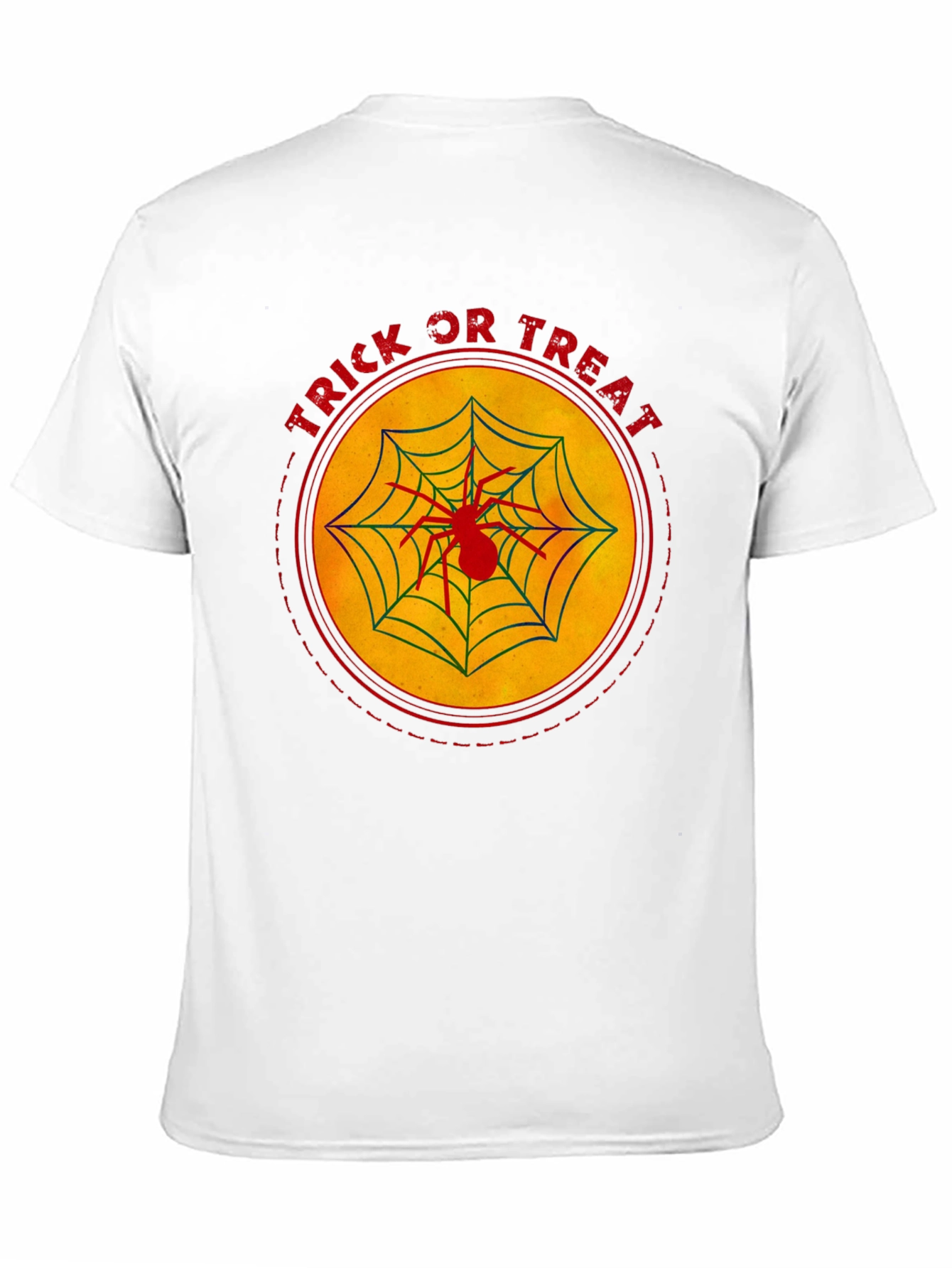 Trick or Treat Spider Web Halloween T-Shirt