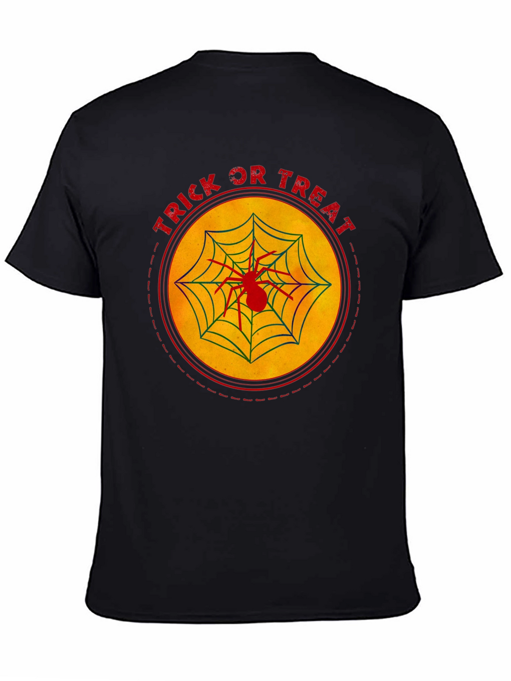 Trick or Treat Spider Web Halloween T-Shirt
