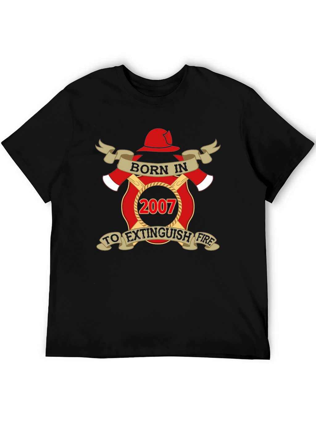 Born in 2007 Firefighter T-Shirt