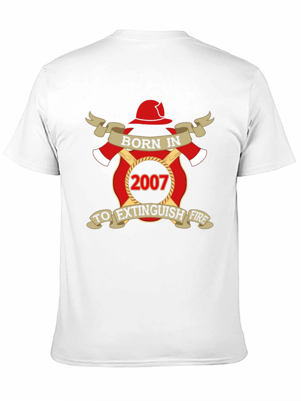 Born in 2007 Firefighter T-Shirt