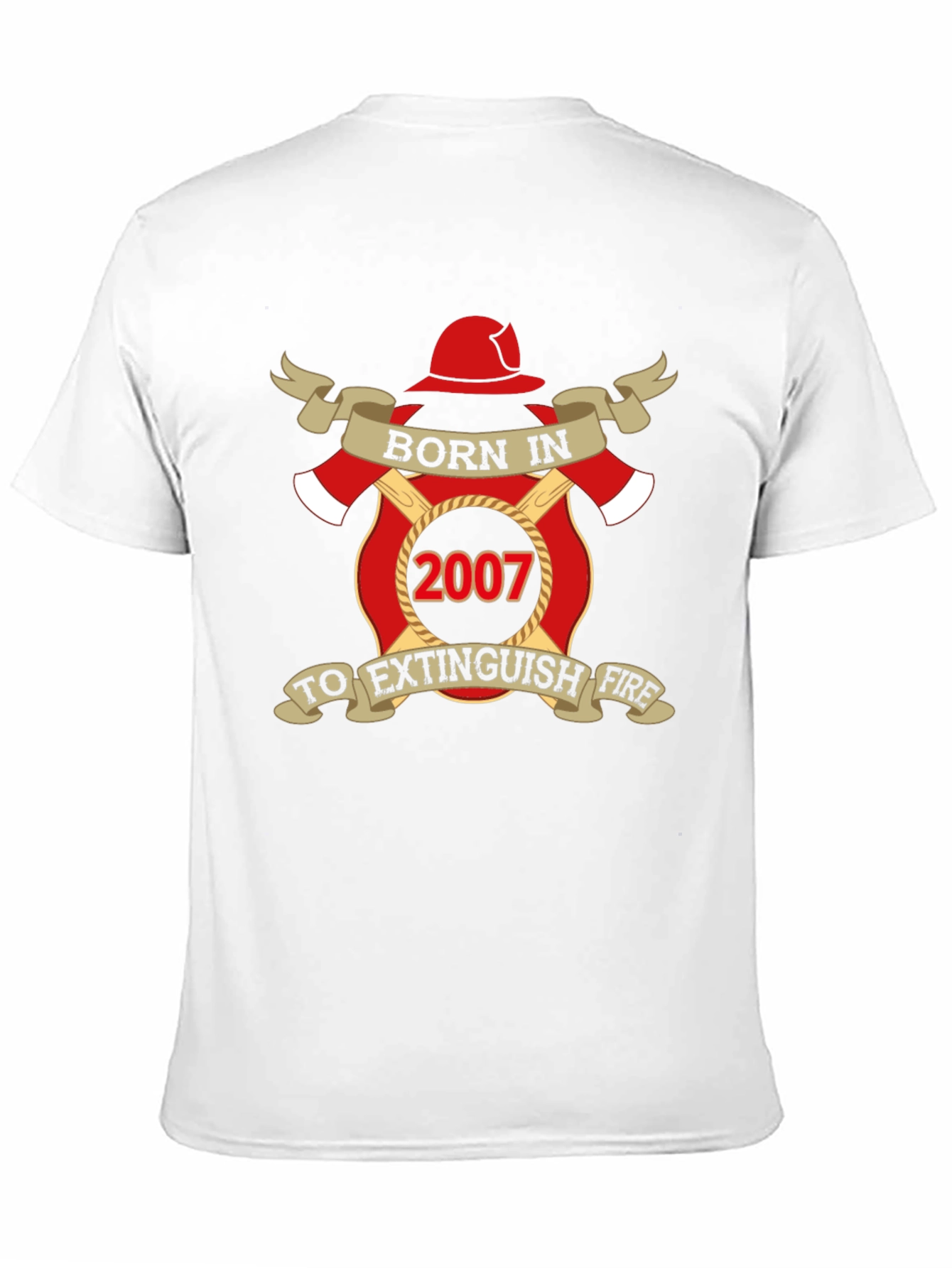 Born in 2007 Firefighter T-Shirt