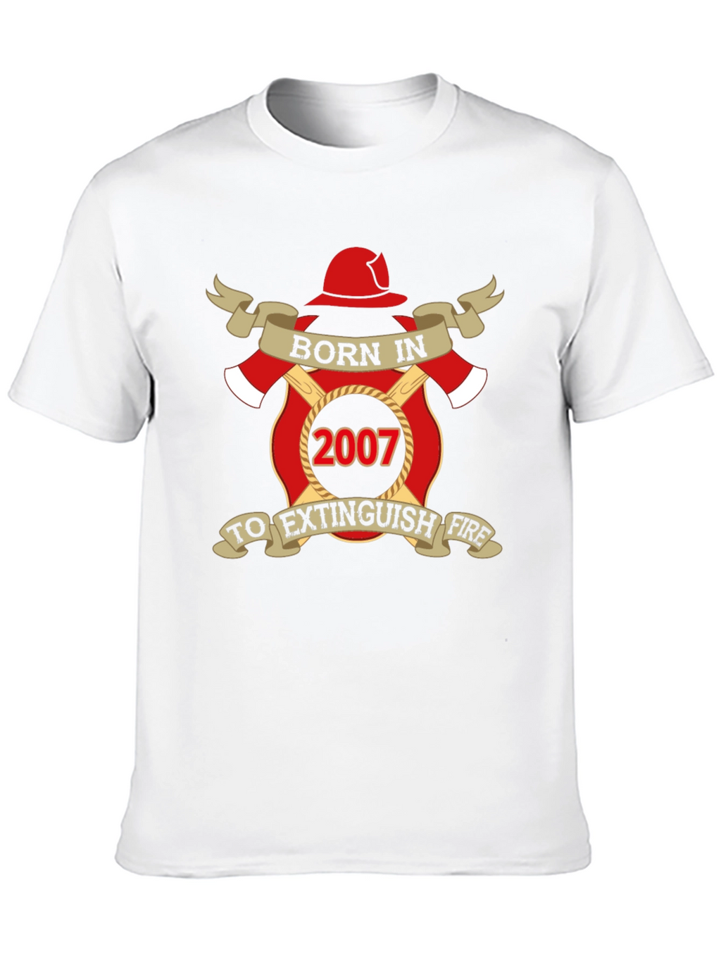 Born in 2007 Firefighter T-Shirt