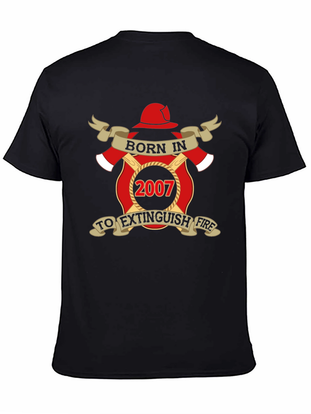 Born in 2007 Firefighter T-Shirt
