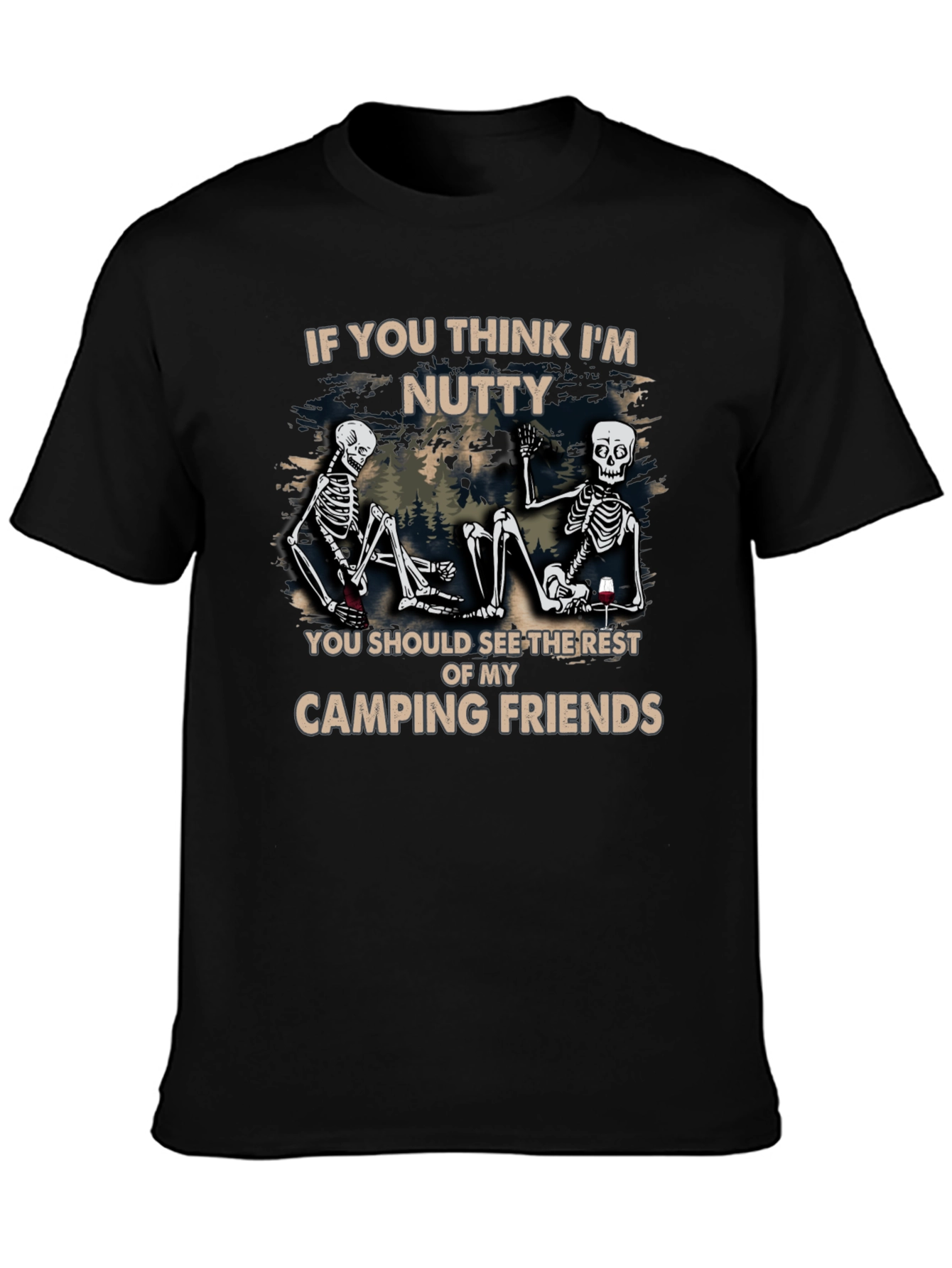 Camping Friends Graphic T-Shirt