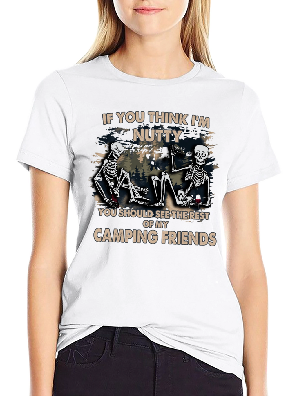 Camping Friends Graphic T-Shirt