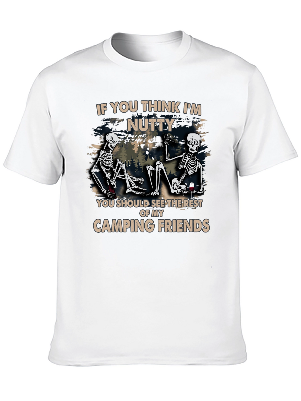 Camping Friends Graphic T-Shirt