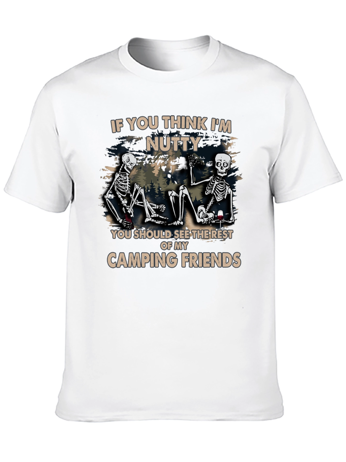 Camping Friends Graphic T-Shirt