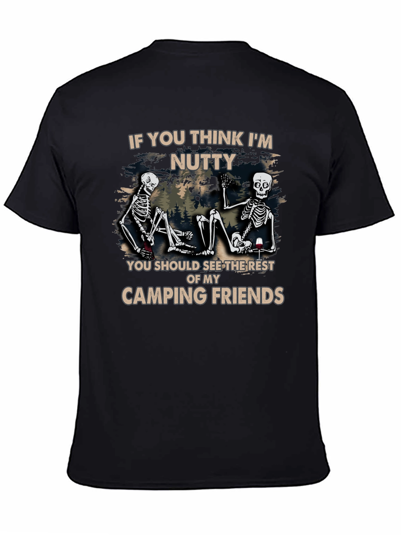 Camping Friends Graphic T-Shirt