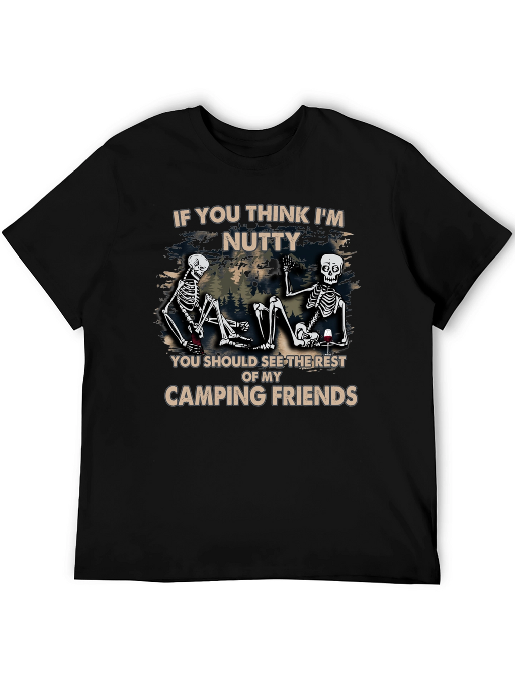 Camping Friends Graphic T-Shirt