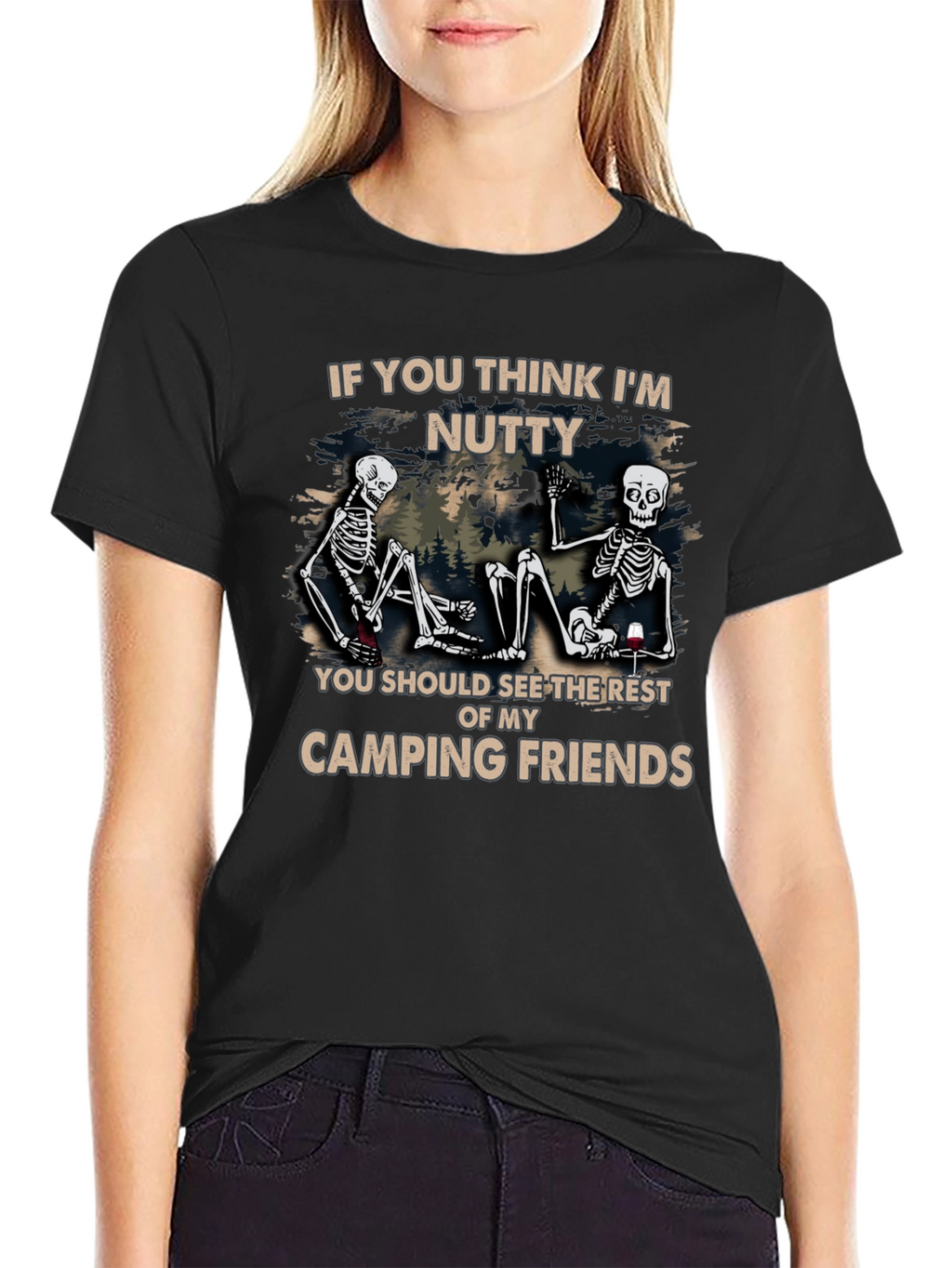 Camping Friends Graphic T-Shirt