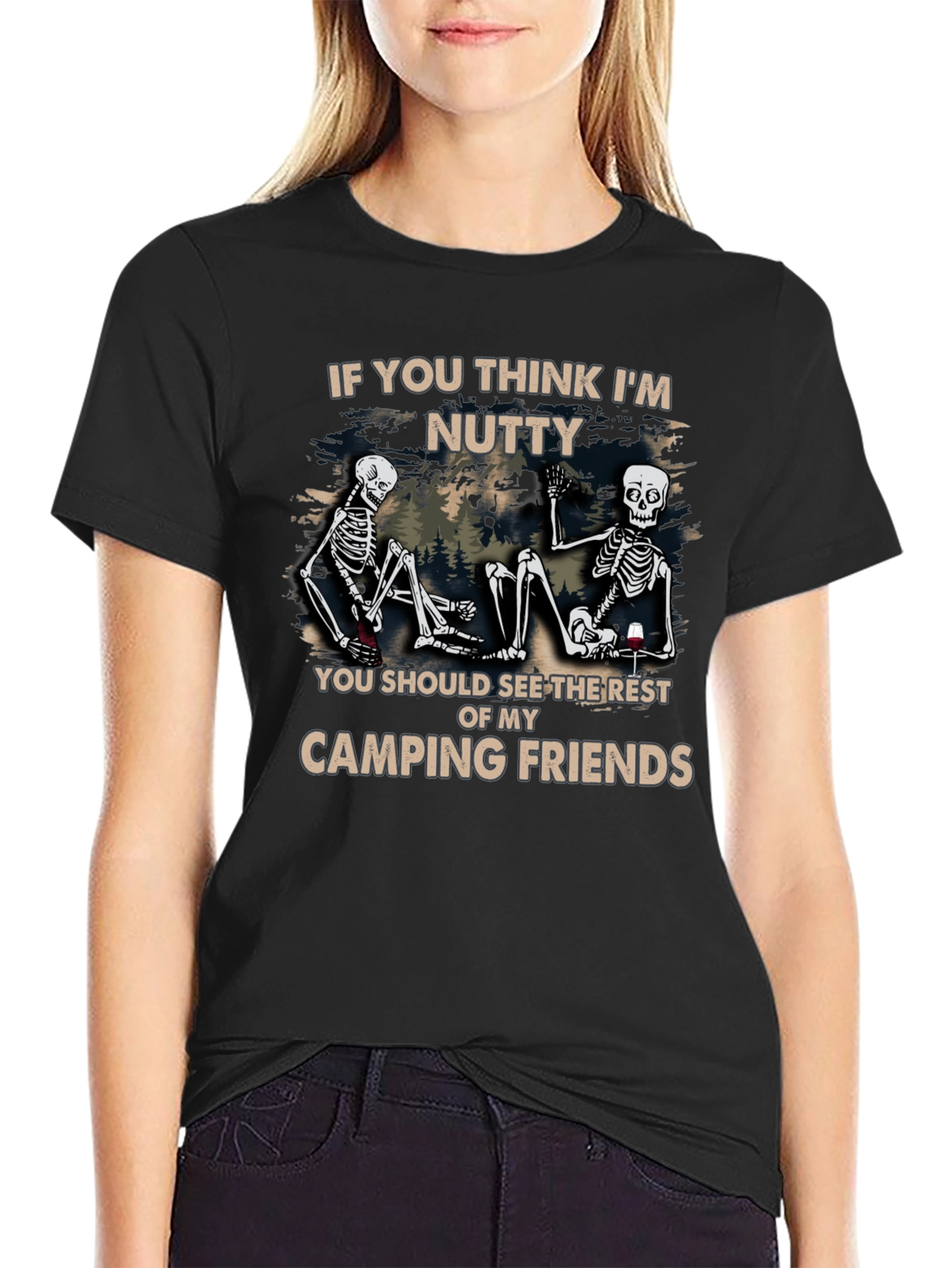 Camping Friends Graphic T-Shirt
