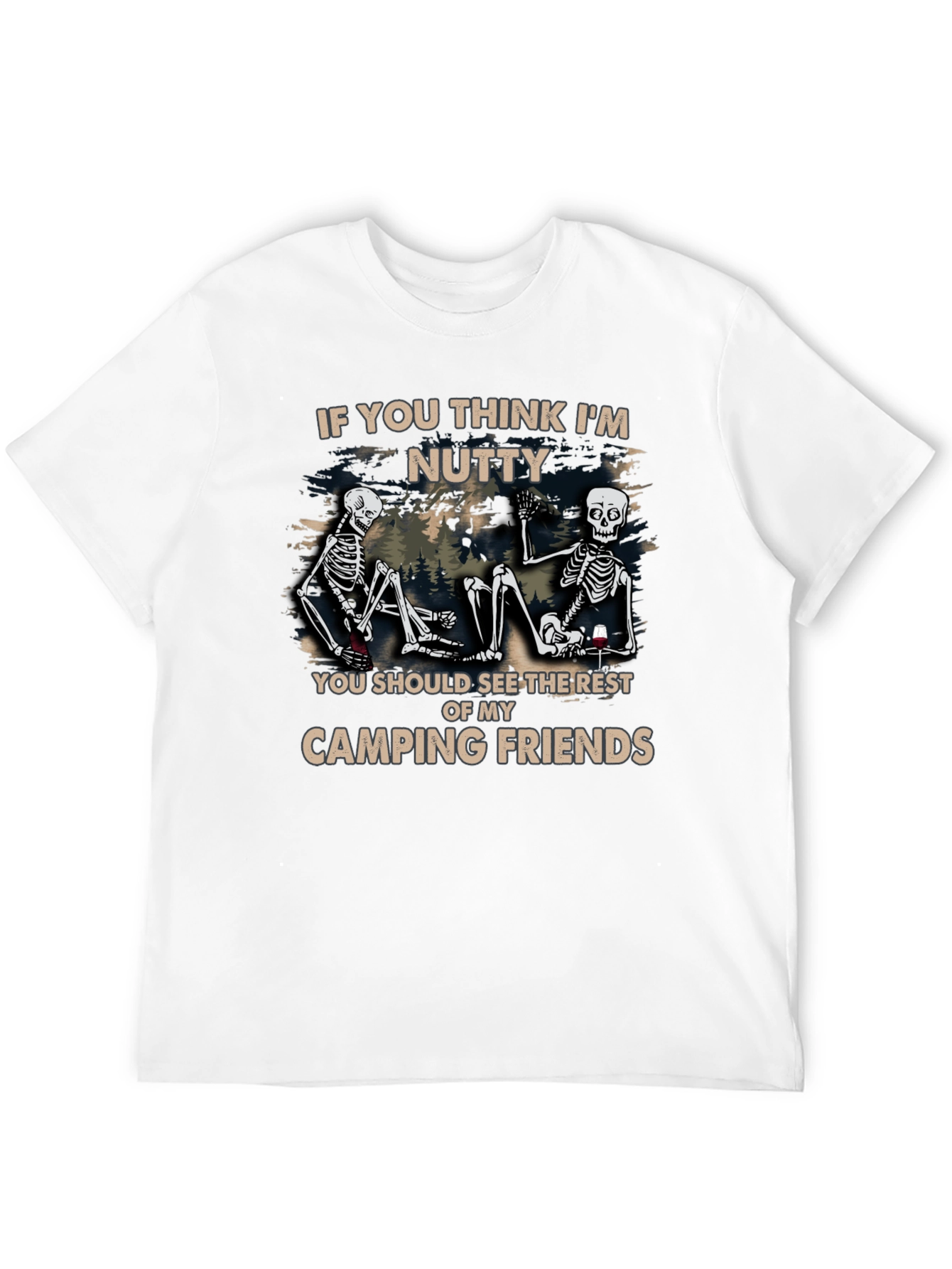 Camping Friends Graphic T-Shirt
