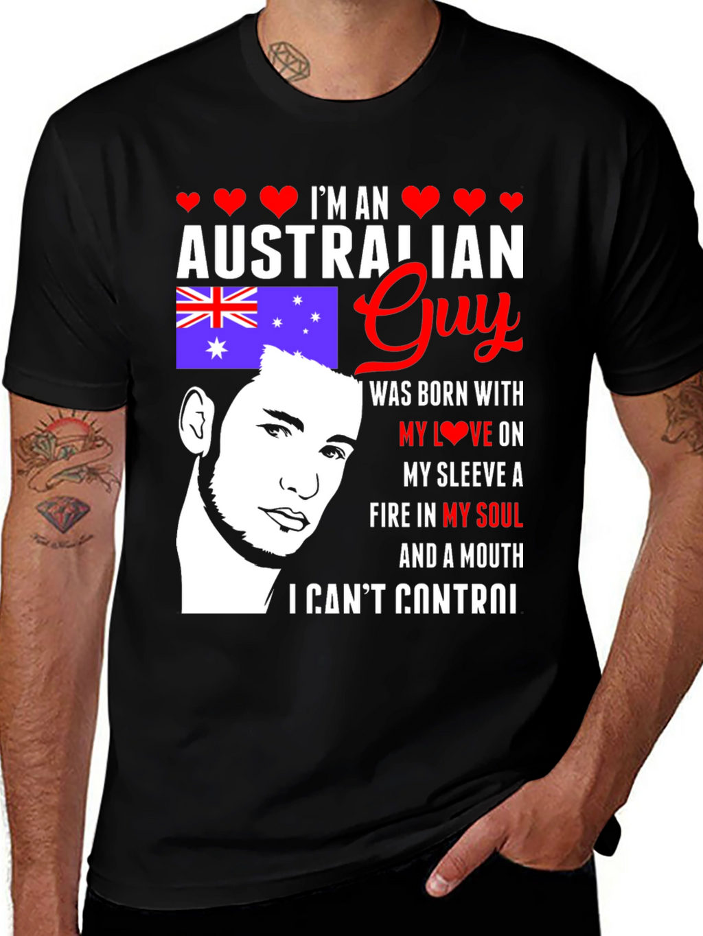 Australian Guy Graphic Tee
