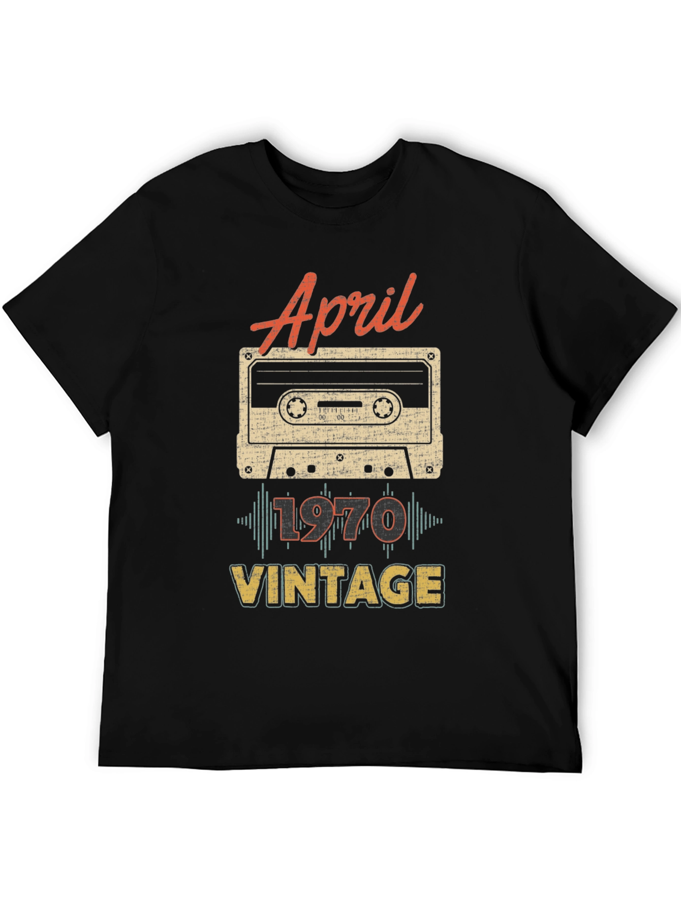 April 1970 Vintage Cassette T-Shirt