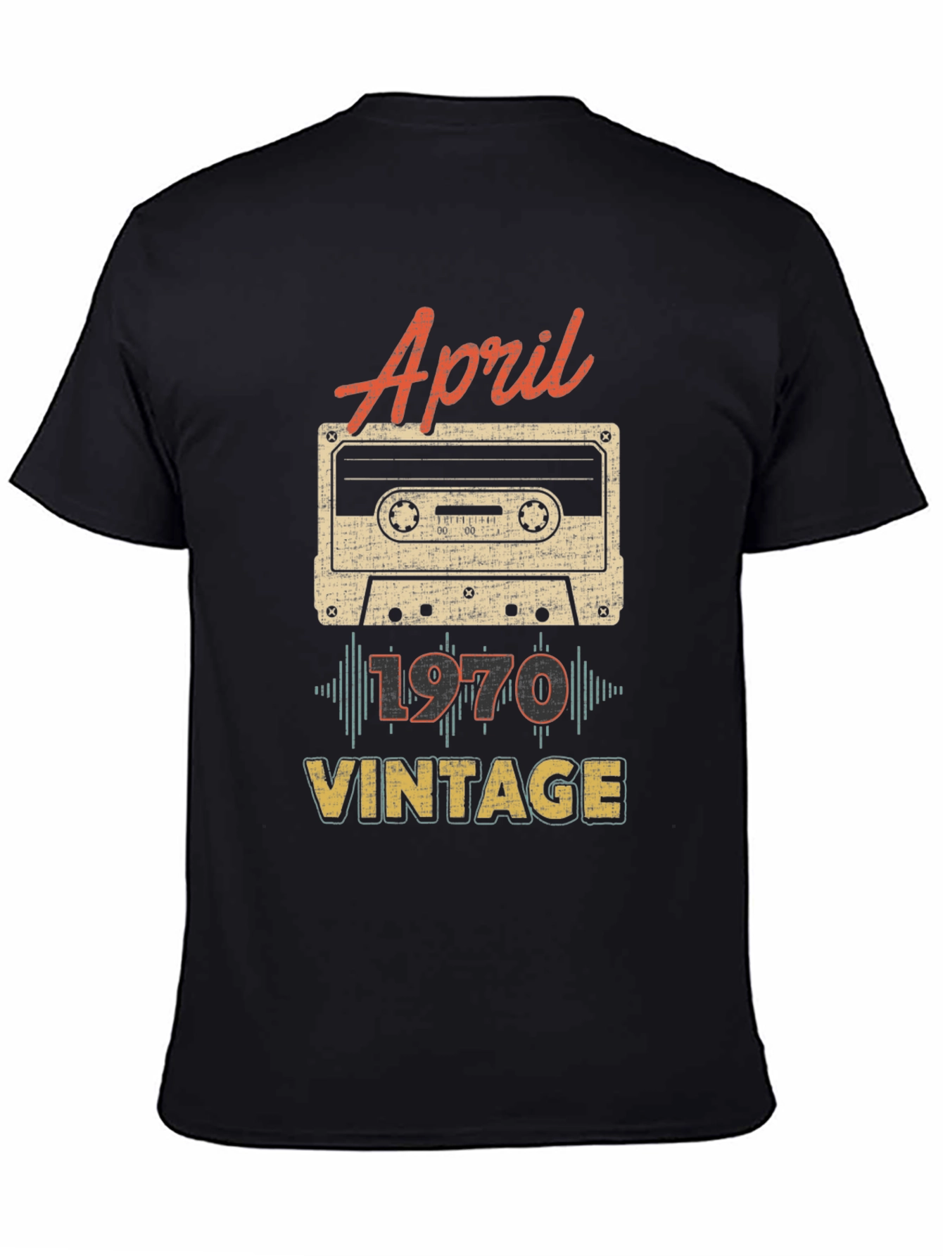 April 1970 Vintage Cassette T-Shirt