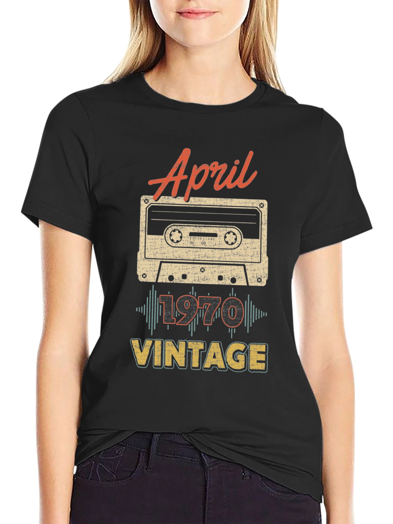 April 1970 Vintage Cassette T-Shirt