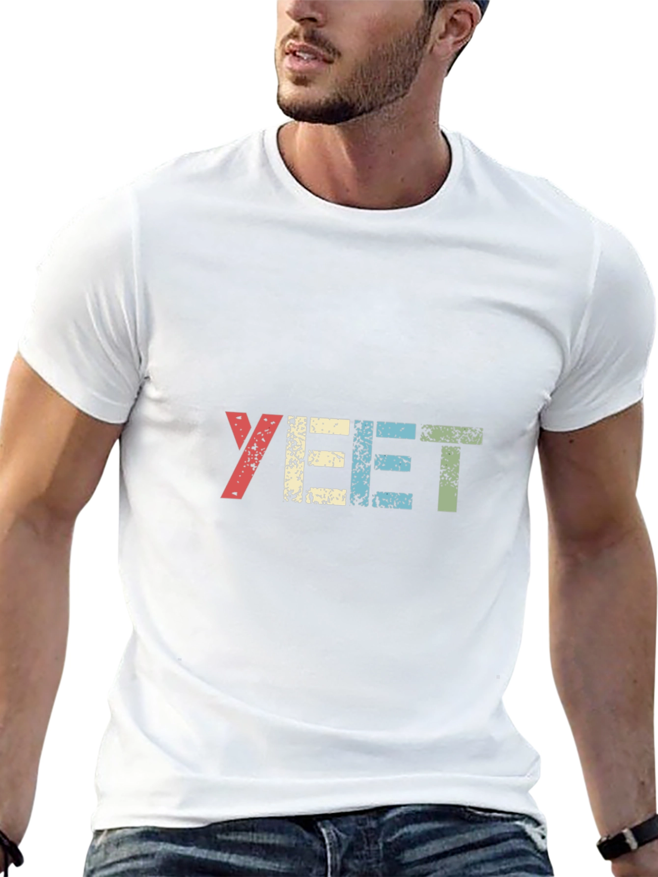 Retro YEET Graphic T-Shirt - Casual Comfort