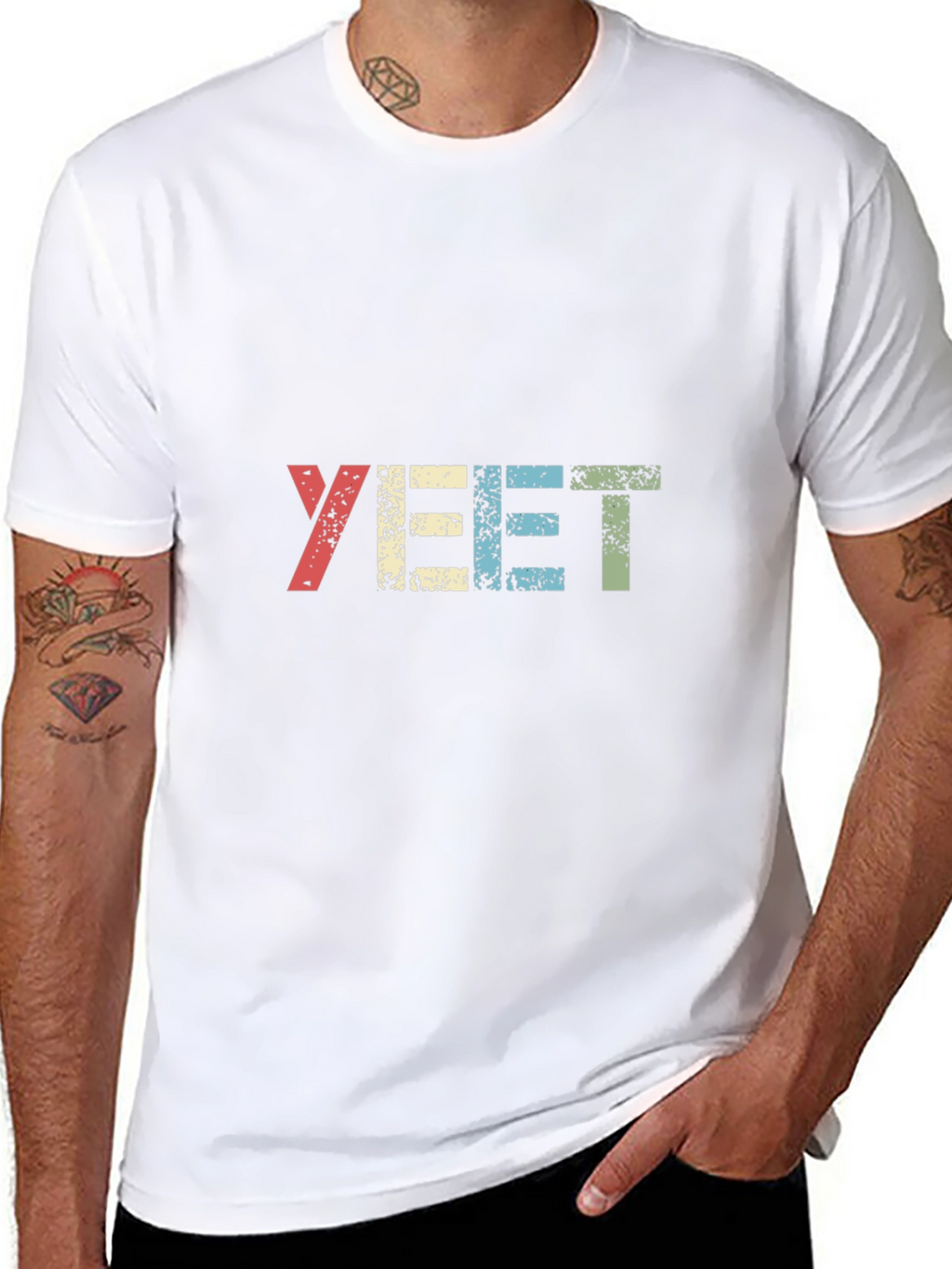 Retro YEET Graphic T-Shirt - Casual Comfort