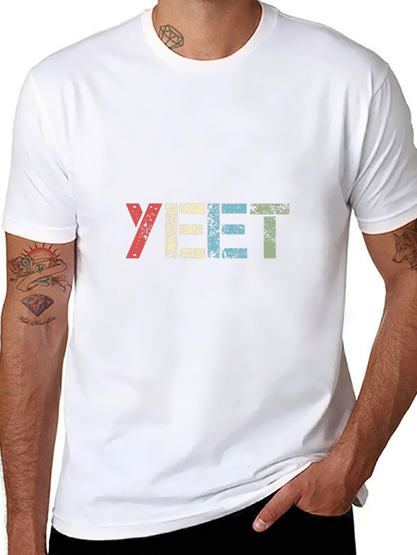 Retro YEET Graphic T-Shirt - Casual Comfort