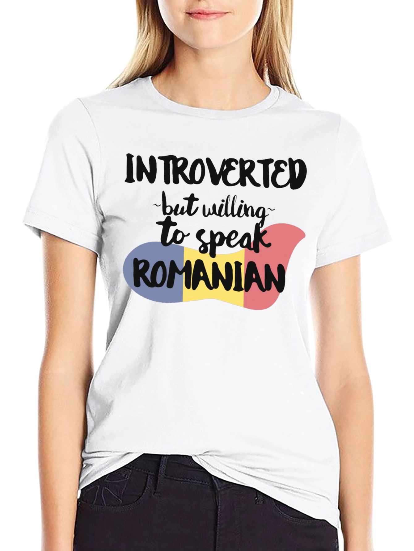 Introvert But Willing to Speak Romanian T-Shirt