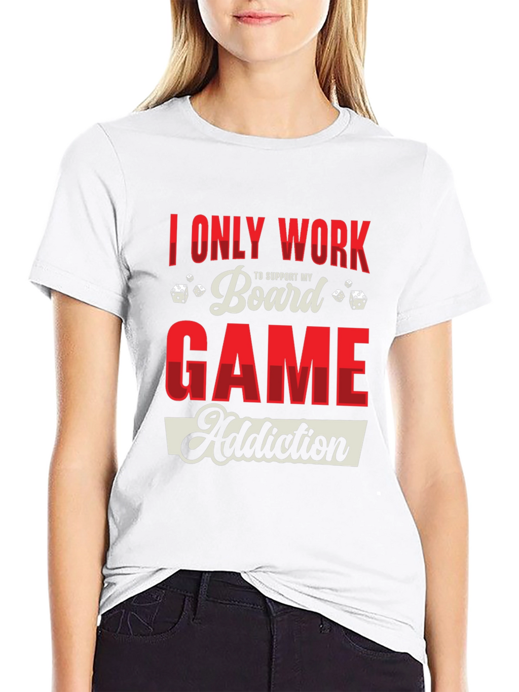 Board Game Addiction T-Shirt - Novelty Graphic Tee