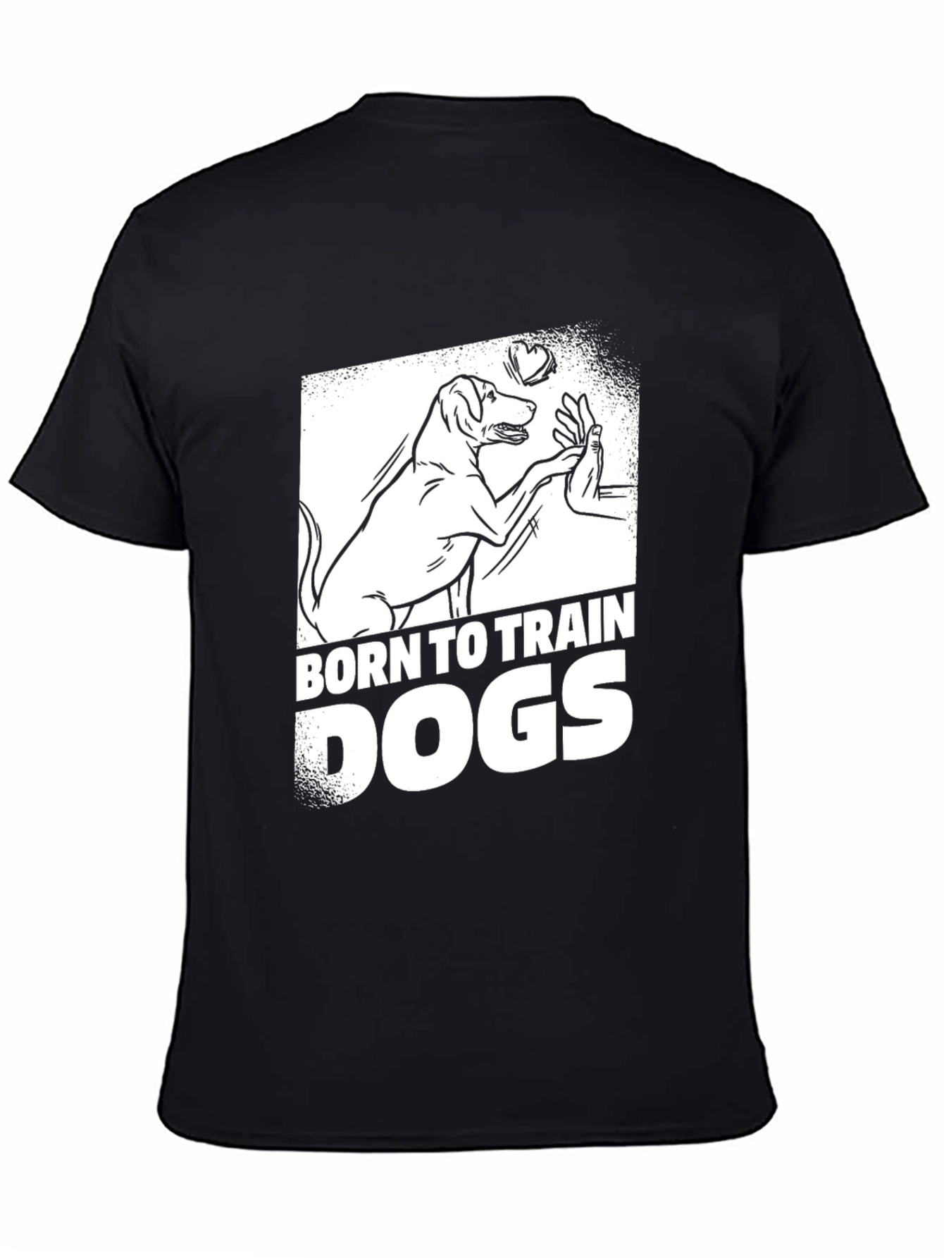 Born To Train Dogs Graphic T-Shirt