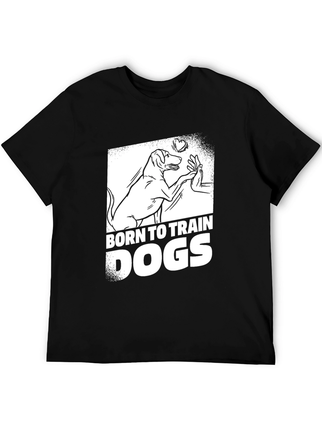 Born To Train Dogs Graphic T-Shirt