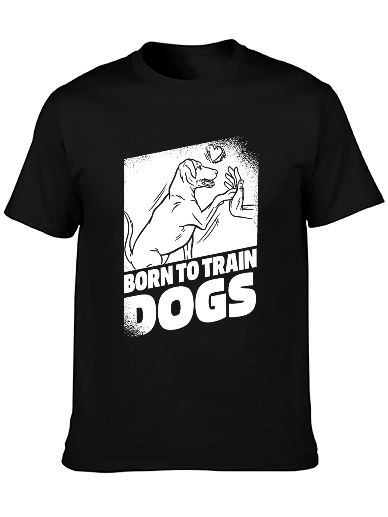 Born To Train Dogs Graphic T-Shirt