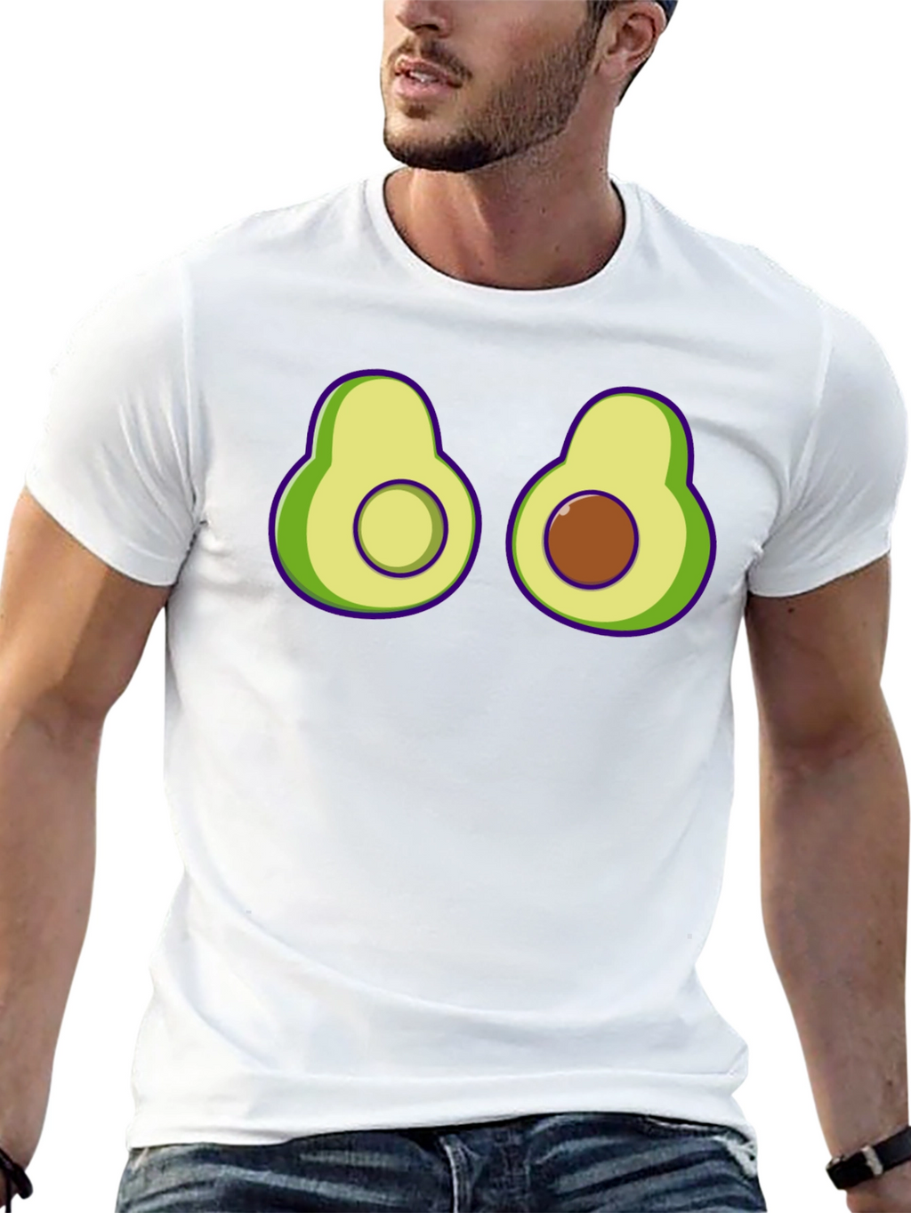 Avocado Graphic Tee - Funny Food Shirt