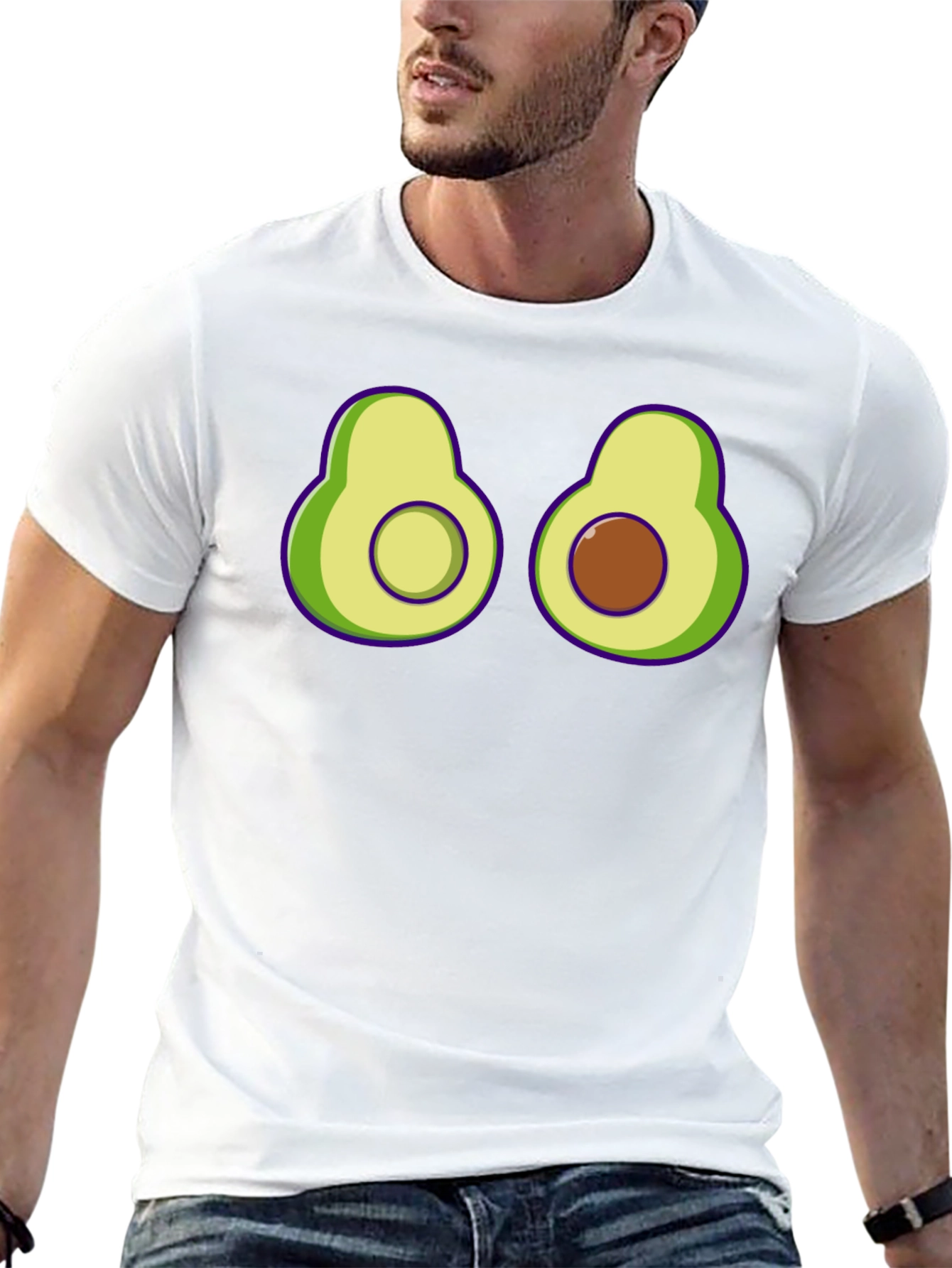 Avocado Graphic Tee - Funny Food Shirt