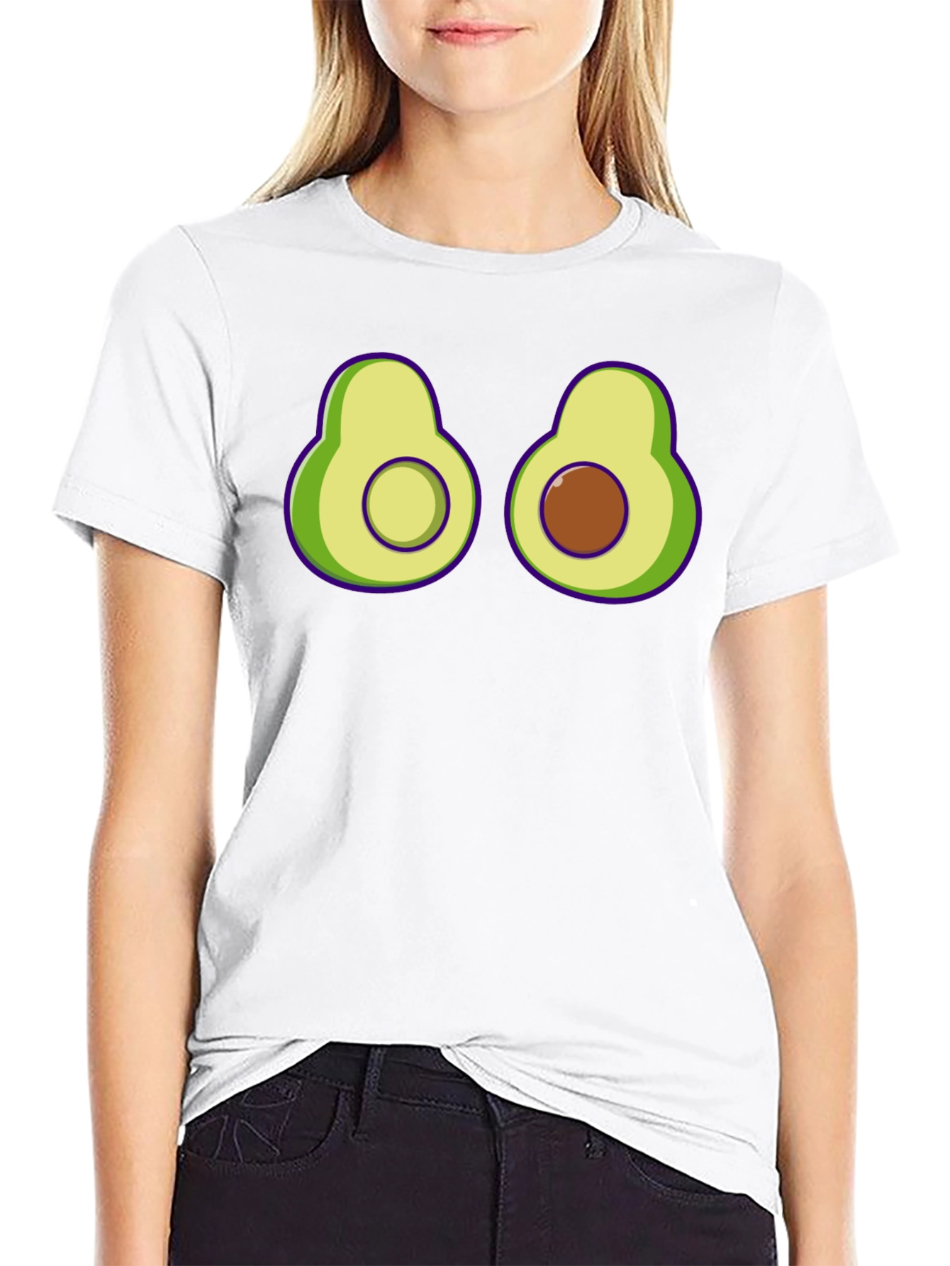 Avocado Graphic Tee - Funny Food Shirt