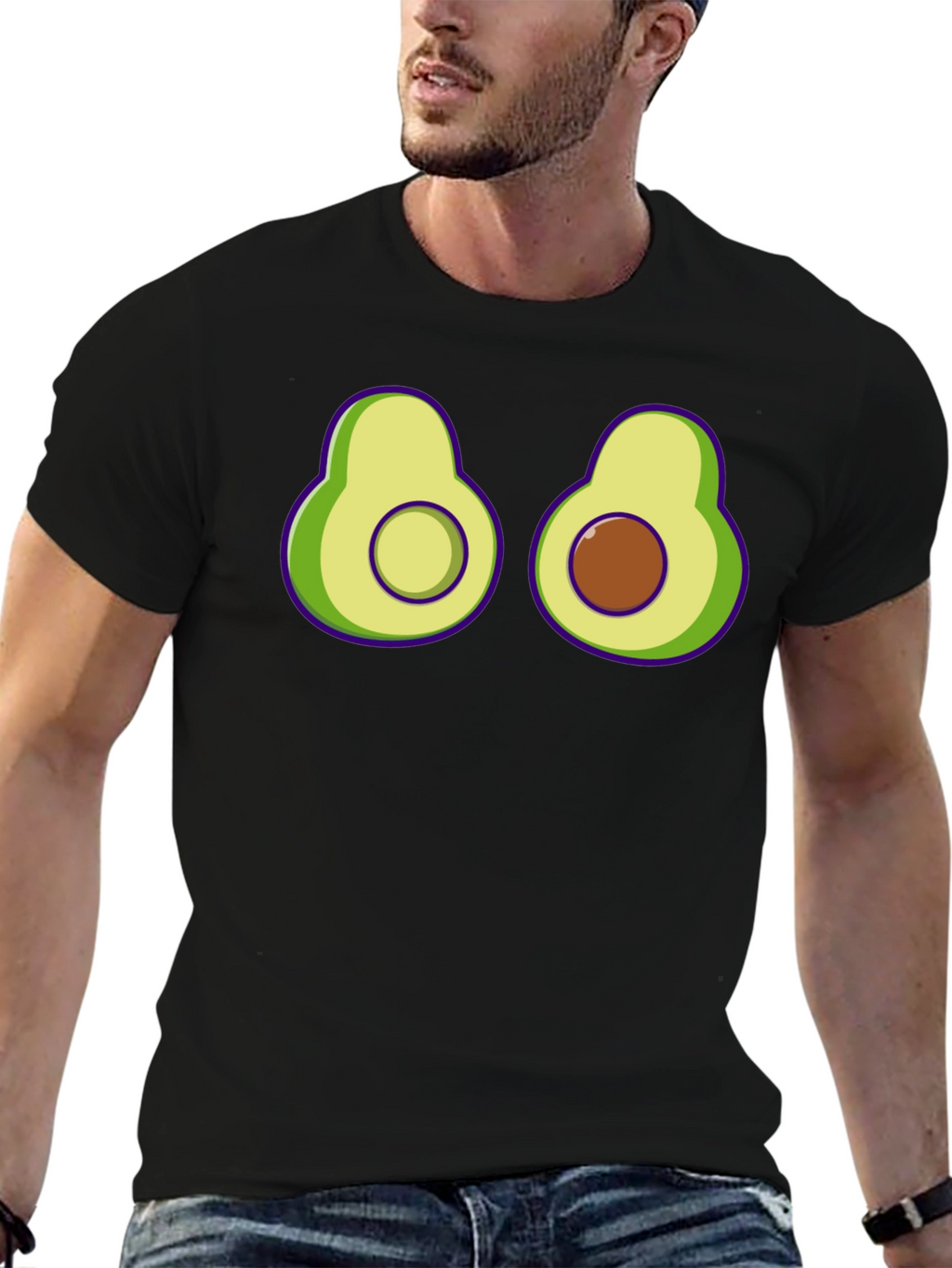 Avocado Graphic Tee - Funny Food Shirt