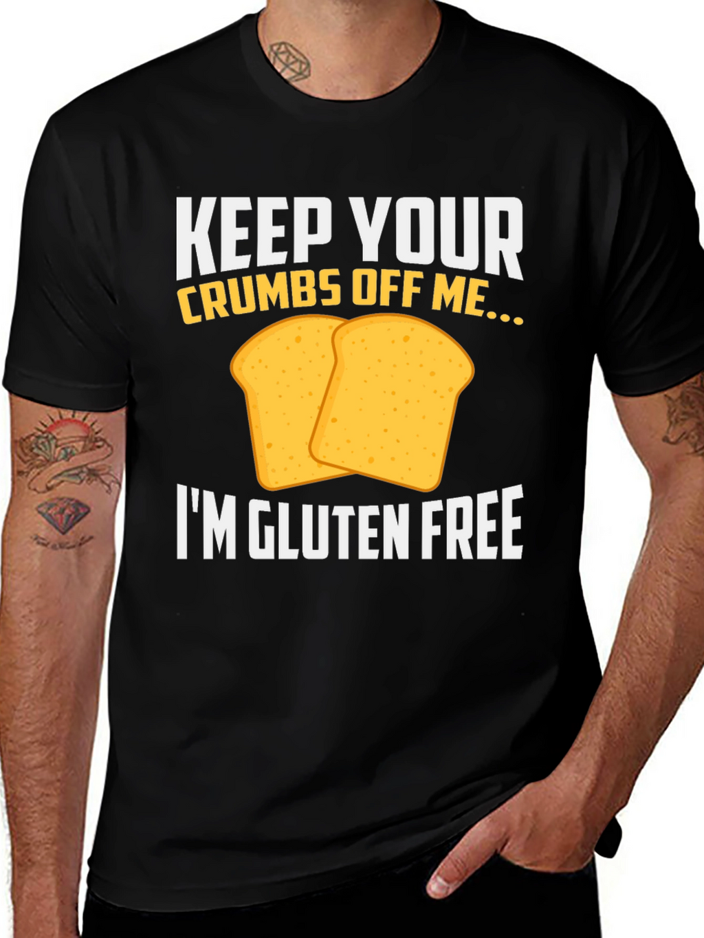 Gluten-Free T-Shirt: Keep Your Crumbs Off Me
